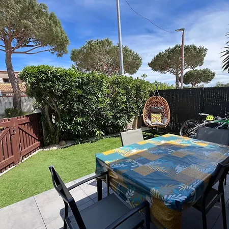Maison Climatisee A Cyprien Plage, Avec Piscine Et 4 Velos, A 800 Metres De La