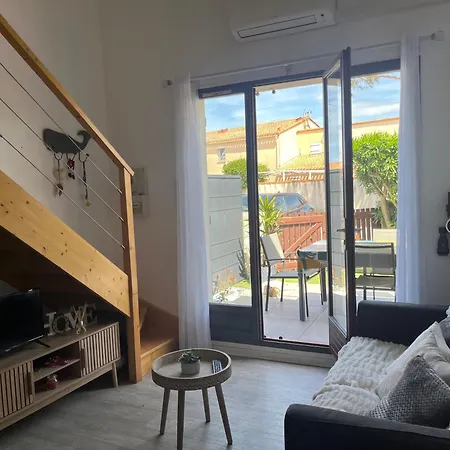 Maison Climatisee A Cyprien Plage, Avec Piscine Et 4 Velos, A 800 Metres De La Semesterbostad *